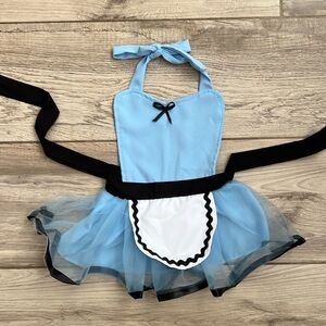 New Alice in Wonderland baby girl apron costume